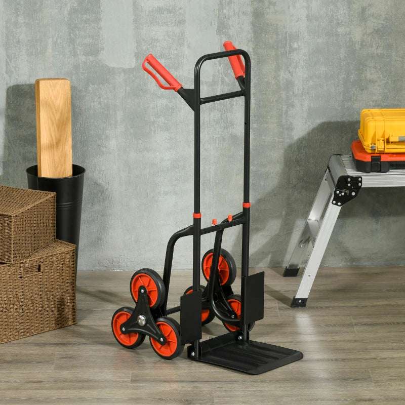 6-Wheel Steel Stair Climbing Trolley Cart