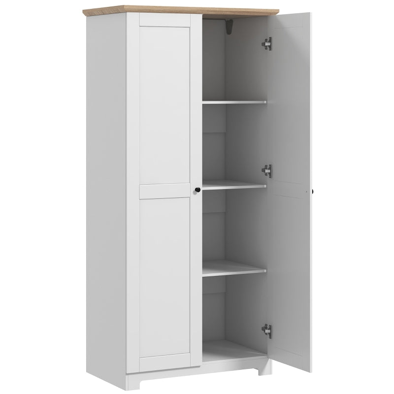 Modern 172cm Freestanding Kitchen Cupboard with Doors and Shelves for Dining Room Storage