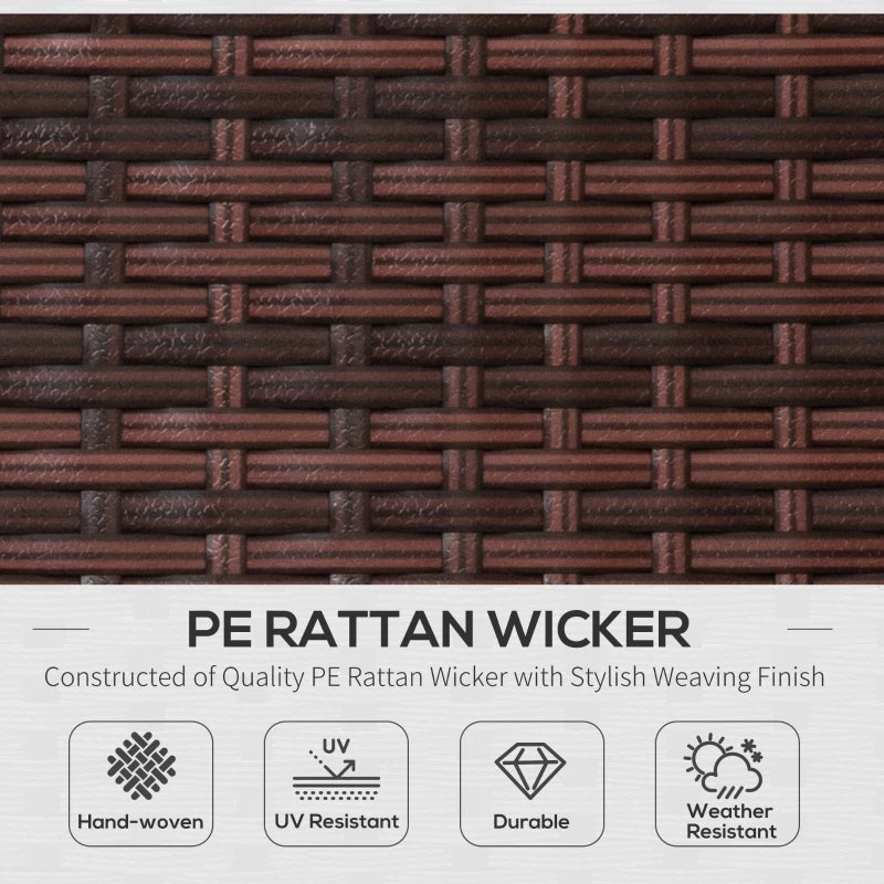 Cream White Rattan Folding Sun Lounger with Cushion and Pillow