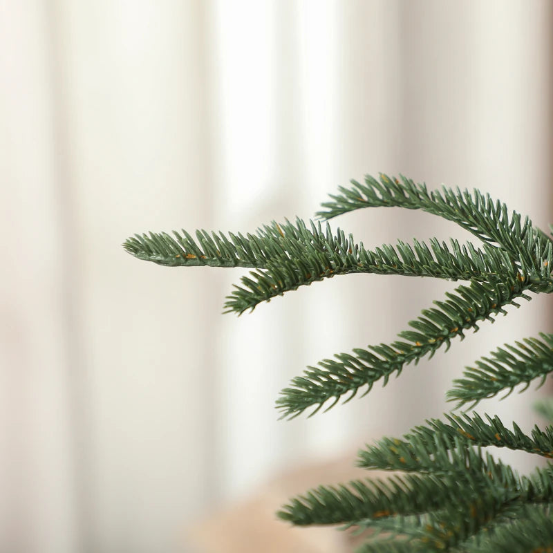 6ft Full Spruce Christmas Tree with Realistic Dense Tips - Easy Assembly, Lush Green Holiday Decor