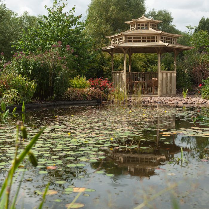 Oriental Pagoda Gazebo - Wooden Frame