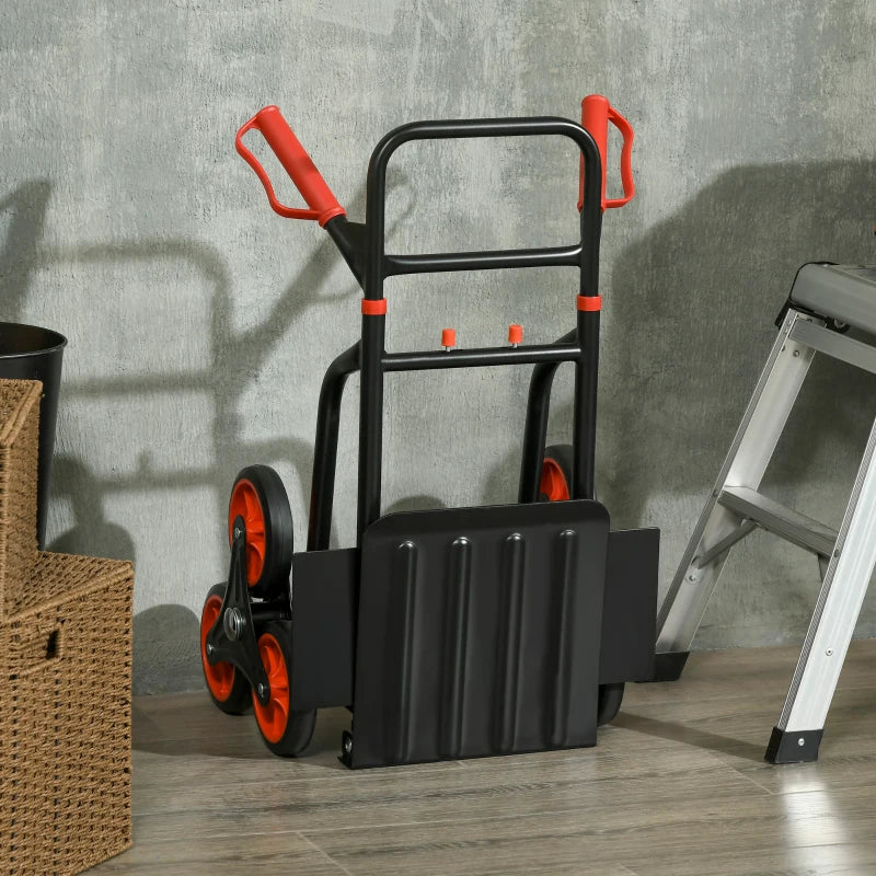 6-Wheel Steel Stair Climbing Trolley Cart