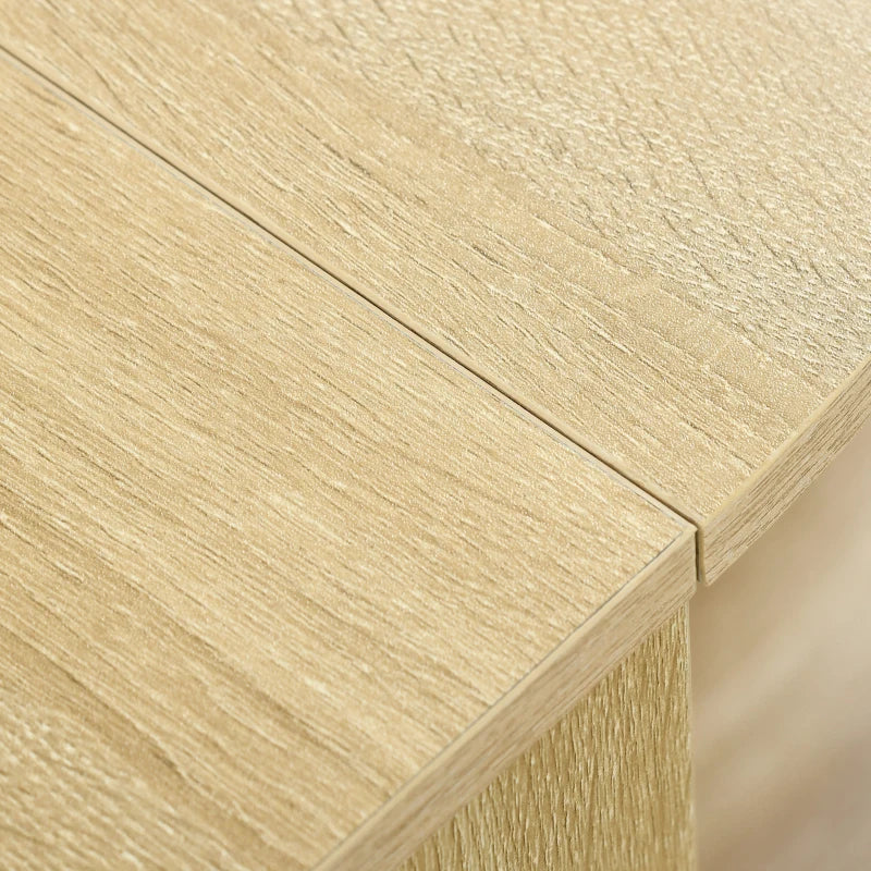 Space-Saving Drop Leaf Folding Dining Table for Small Spaces - Oak Kitchen & Dining Room Furniture