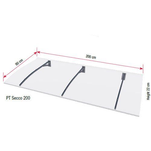 PT Arcylic Shield Canopy - Anthracite