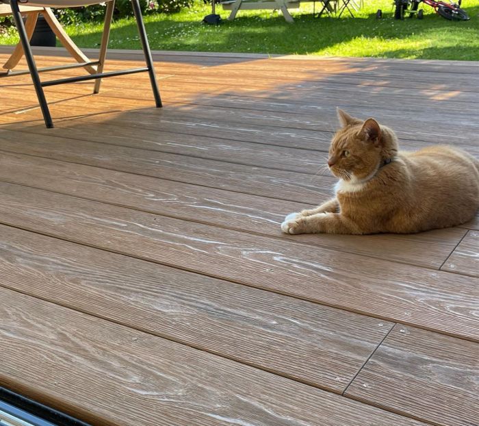 Cladco 3.6m Nordeck Woodgrain Effect Decking Board