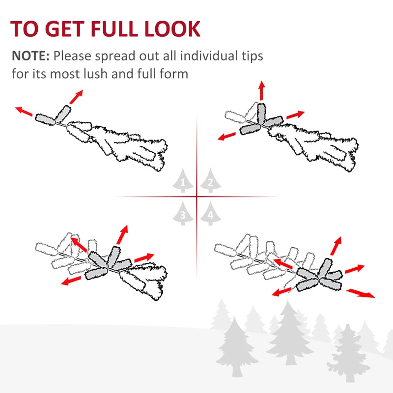 7ft Unlit Pencil Slim Artificial Christmas Tree - Realistic Green Branches with Sturdy Stand for Holiday Decor