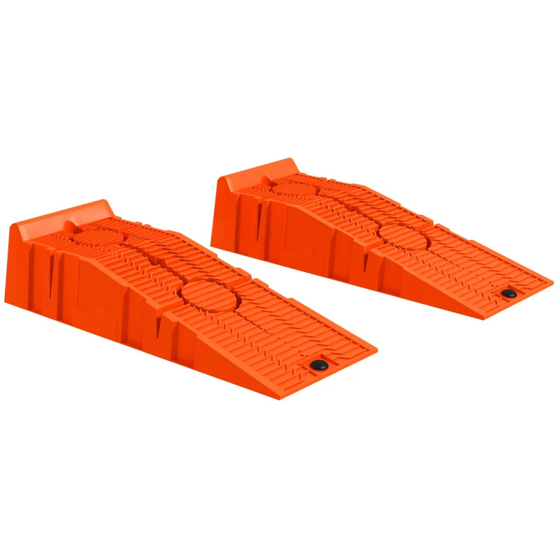 Orange 5 Ton Plastic Car Service Ramps