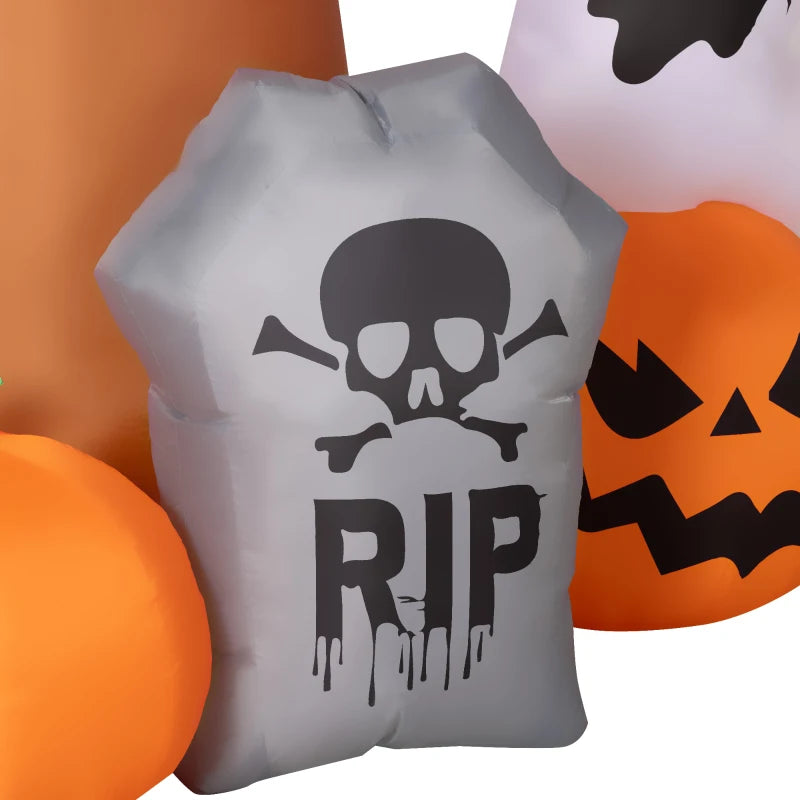 7.9ft Light-Up Halloween Inflatable Tree - Spooky Outdoor Decoration for Halloween Parties and Yard Displays