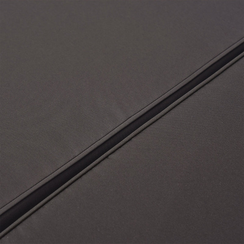 6 Piece Dark Grey Rattan Sofa Set