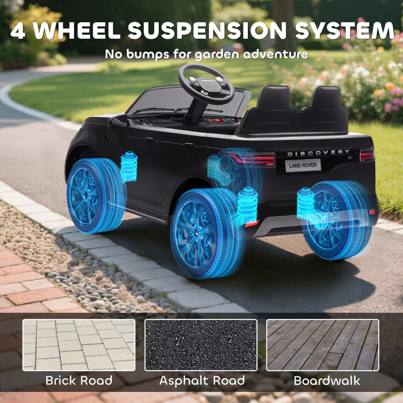 Licensed Land Rover Discovery 12V Kids Electric Car with Remote Control and Suspension