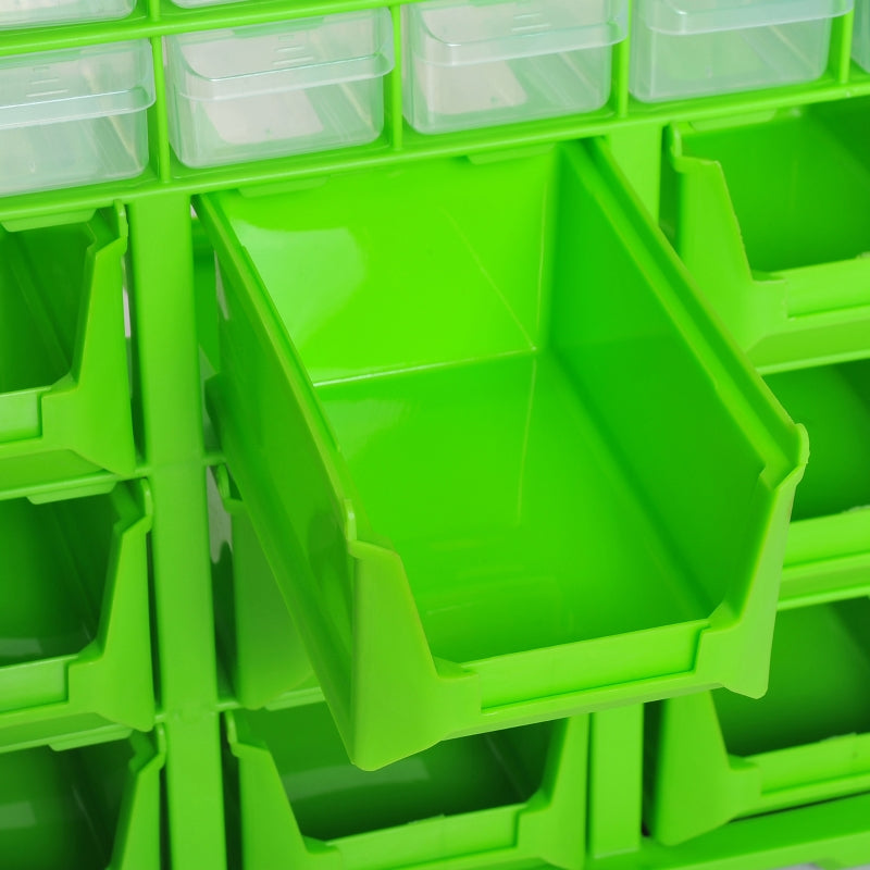 Efficient 39 Drawer Wall Mount Storage Solution