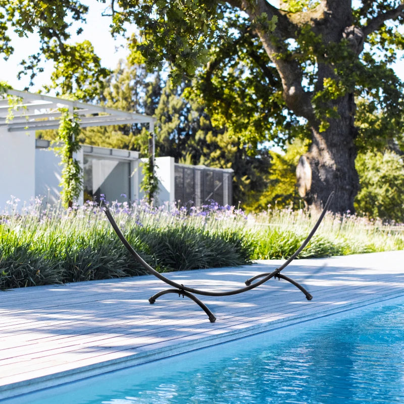 Metal Hammock Stand - Universal Outdoor Garden Camping Picnic Patio Replacement