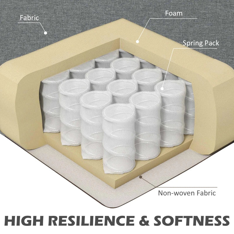 Stylish Grey Two-Seater Sofa with Steel Legs for Modern Living Spaces