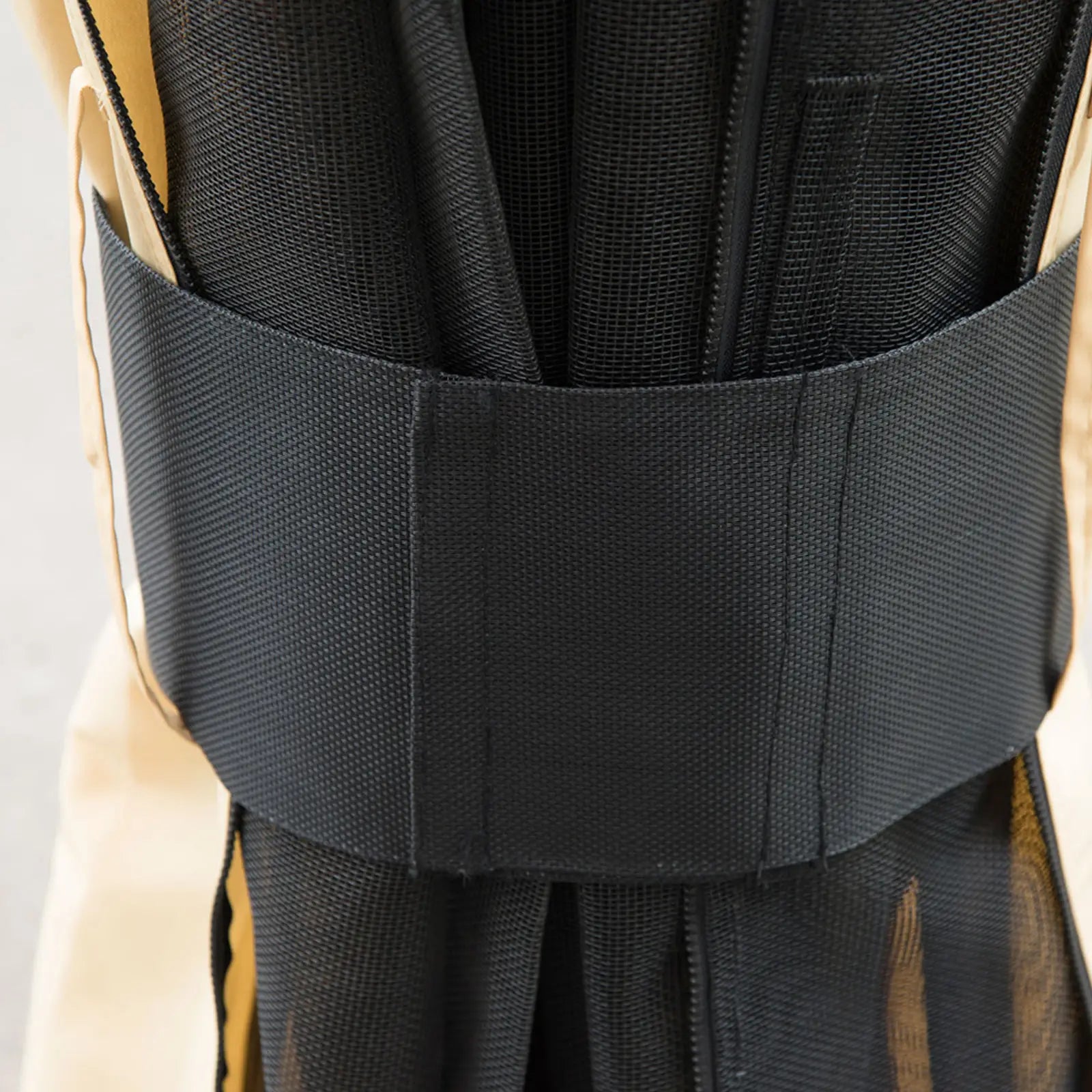 Brown 3m x 3.6m Garden Gazebo with Aluminium Structure, Insect Screens, and Drapes