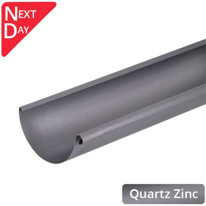 125mm Half Round Quartz Zinc Gutter 3m Length