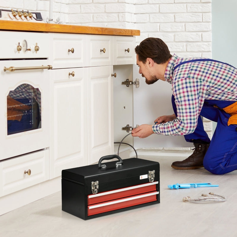 Lockable Tool Chest with Ball Bearing Runners