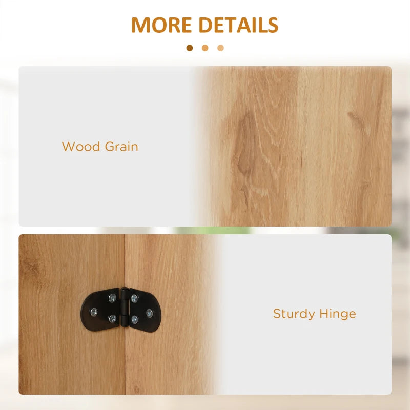 4-Person Drop Leaf Dining Table - Stylish Wood-Effect Design for Space-Saving Dining Solutions