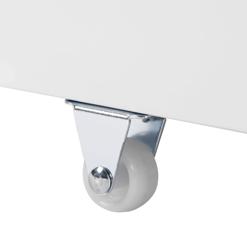 Wooden Solid Pine Divan Storage Bed with Drawers - Double Bed Frame for Adults & Kids, 196x146x82 cm, White