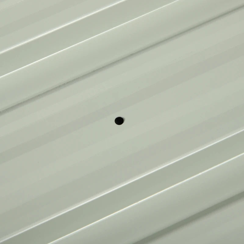 Dark Grey Galvanised Metal Roofing Sheets - Pack of 12 (129 x 45cm)