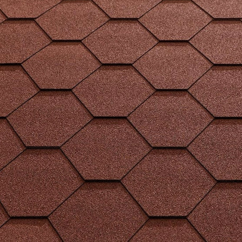 Ruby Wooden Apex Gazebo with Katepal Red Shingle Roof - Classic Garden Gazebo (No Overhang)