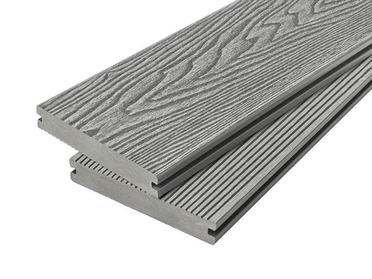 4m Solid Commercial Grade Composite Decking Board