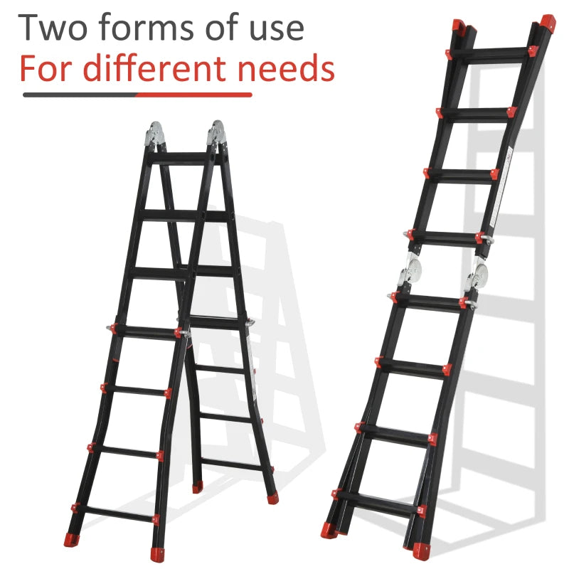 4M Aluminium Telescopic Ladder for Home and Garden
