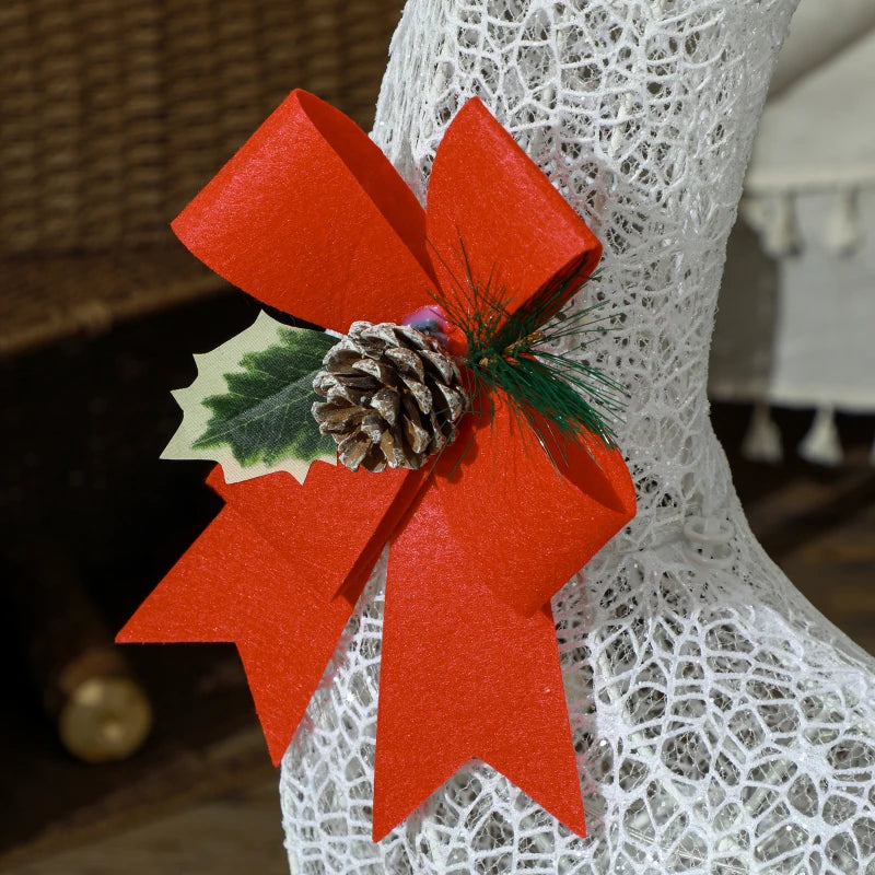 170 LED Light Reindeer and Sleigh Christmas Decoration - Festive Outdoor Holiday Display for Home and Garden