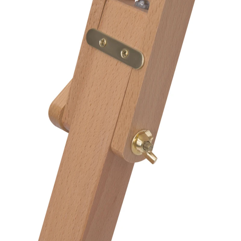 Portable Wooden Art Easel Tripod - Lightweight Folding Sketch Board for Artists & Painters - Natural Wood Craft Supplies