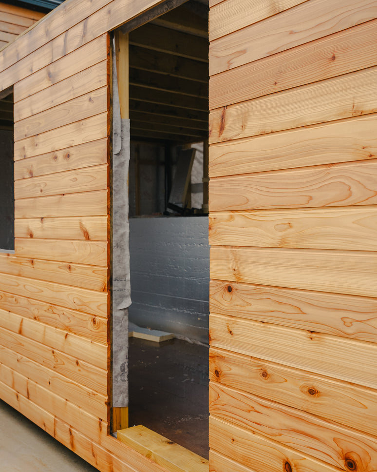 Shadow Gap British Cedar Cladding 145mm x 19mm Planed Smooth Timber
