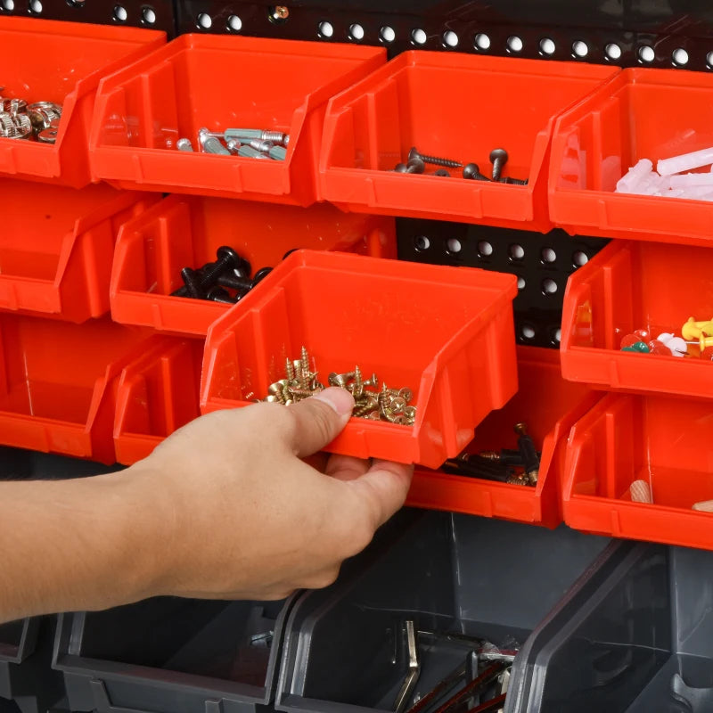 Efficient Wall Storage for Tools and Screws