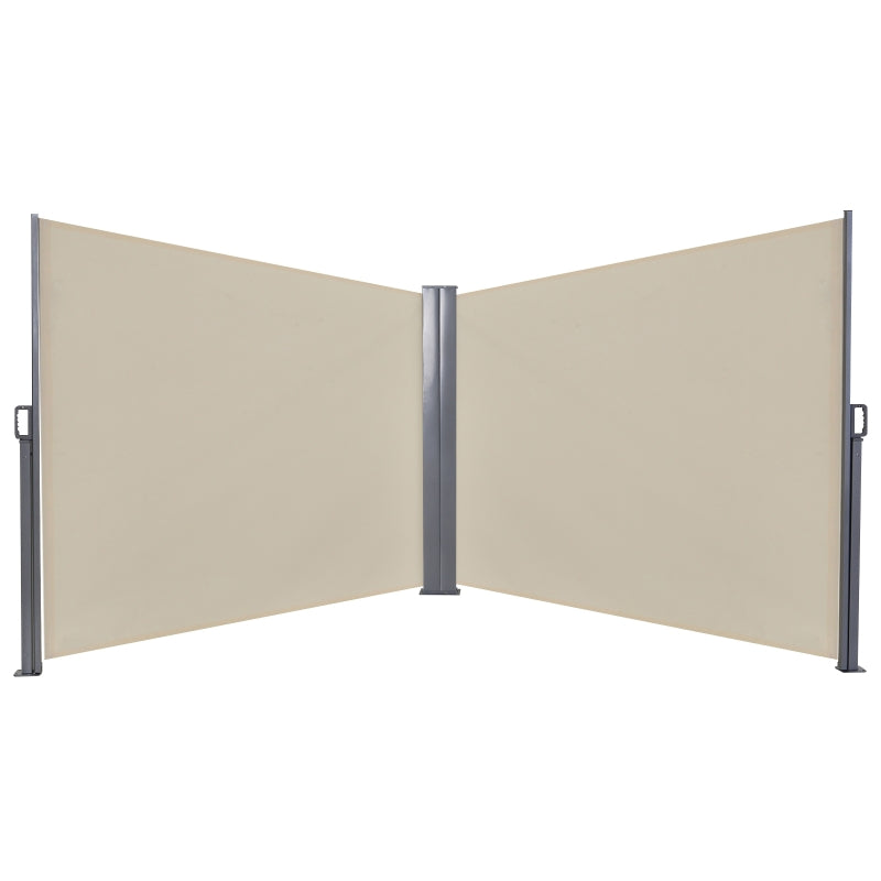 Beige 6m x 1.6m Pull Out Side Awning