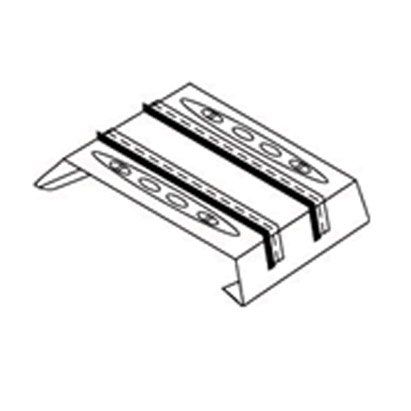Alumasc Skyline 422mm Aluminium Coping - Suitable For 331-360mm Wall - Fixing Strap - RAL 7016 Anthracite Grey