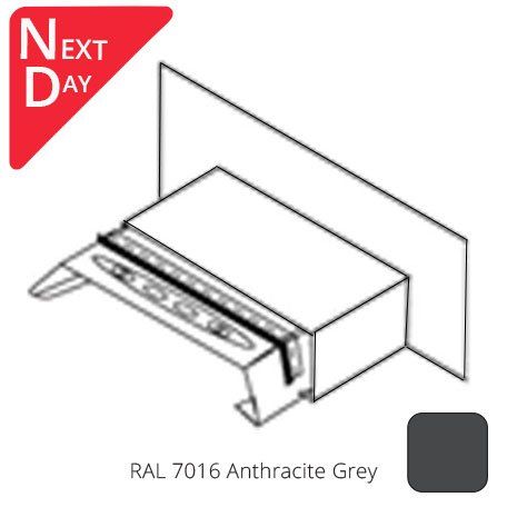 Alumasc Skyline 422mm Aluminium Coping - Suitable For 331-360mm Wall - Upstand - RAL 7016 Anthracite Grey