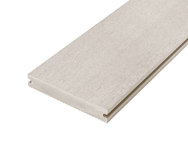 4m Solid Woodgrain Effect Reversible Composite Decking Board