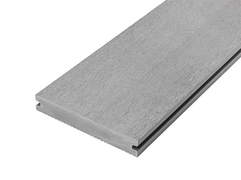 4m Solid Woodgrain Effect Reversible Composite Decking Board