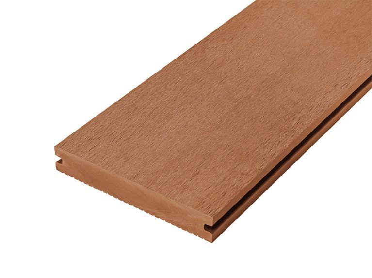 4m Solid Woodgrain Effect Reversible Composite Decking Board