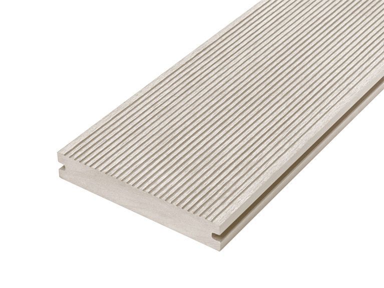 4m Solid Woodgrain Effect Reversible Composite Decking Board