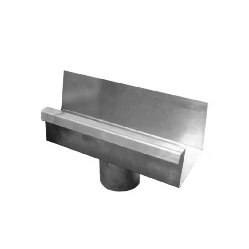 Stainless Steel 90mm Box Gutter Running Outlet - 80mm