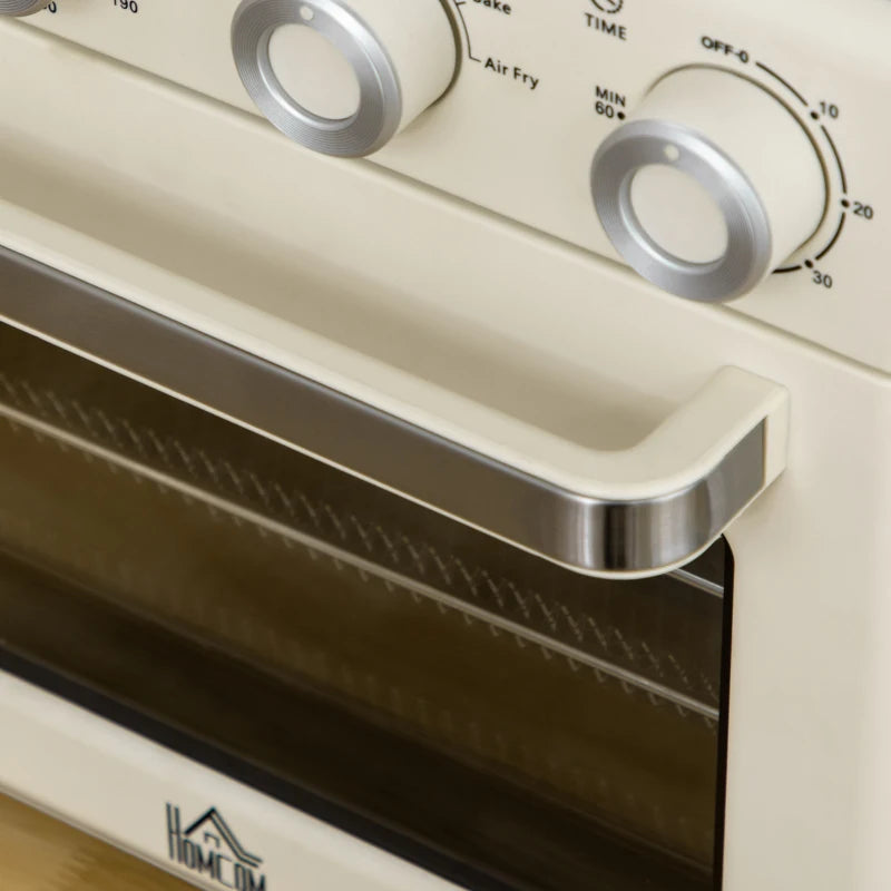 20L 90-230 Mini Electric Oven - Cream | Compact Kitchen Appliance for Baking, Toasting & Cooking | Energy Efficient