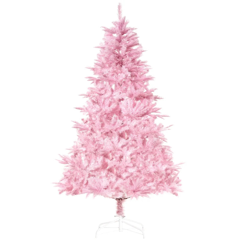 5FT Pink Artificial Christmas Tree with Automatic Open - Perfect Holiday Decoration for Home Parties and Festive Celebrations