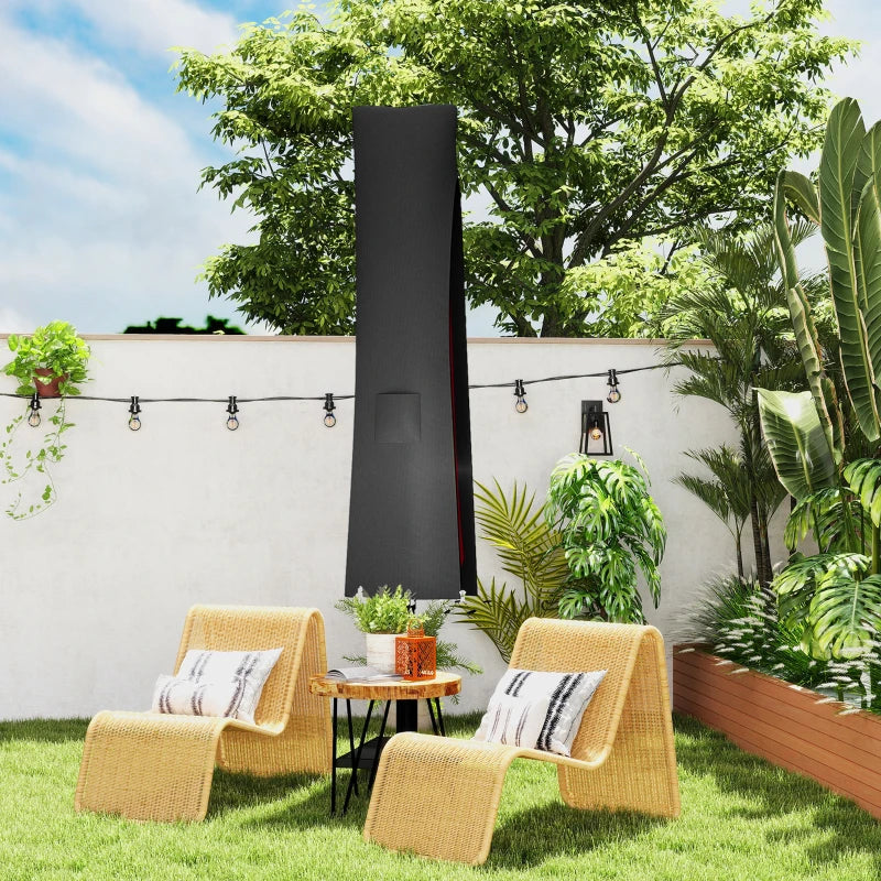 Grey Parasol Umbrella Cover - Waterproof, UV Protection, Fits Most Garden Umbrellas