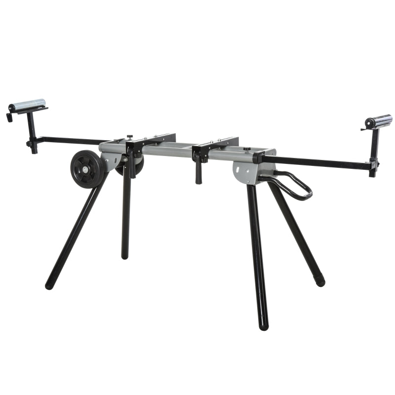 Mitre Saw Stand with Wheels and Extensions