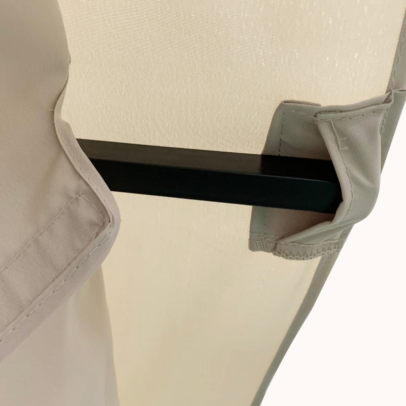 3.7m x 3m Circular Hardtop Gazebo