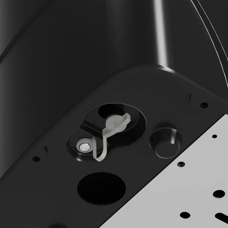 12kg Countertop Ice Cube Maker - Black Ice Machine with Scoop for Home & Party Use