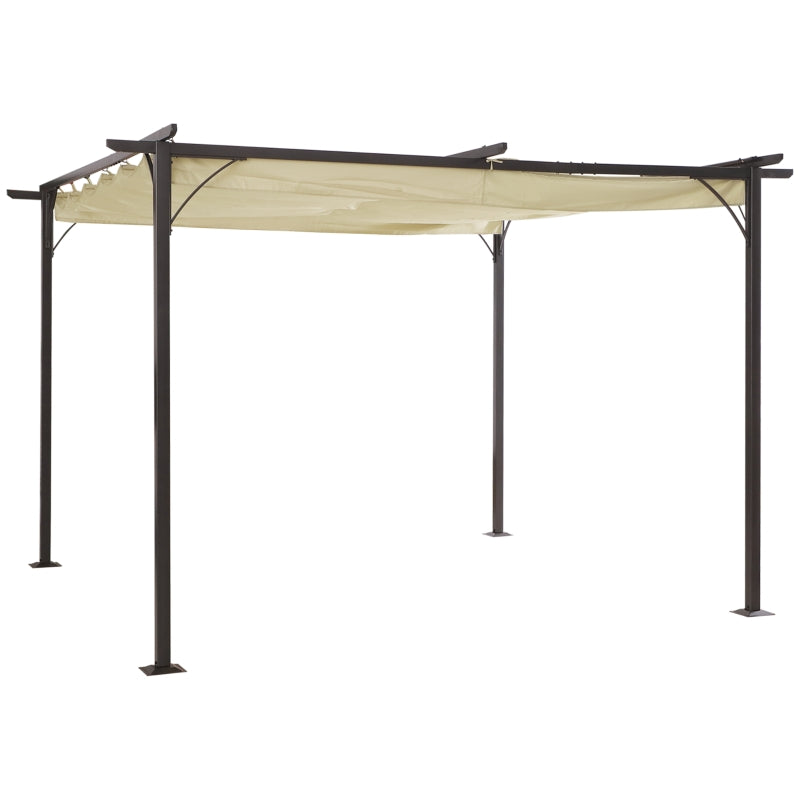 3.5m x 3.5m Metal Pergola Marquee