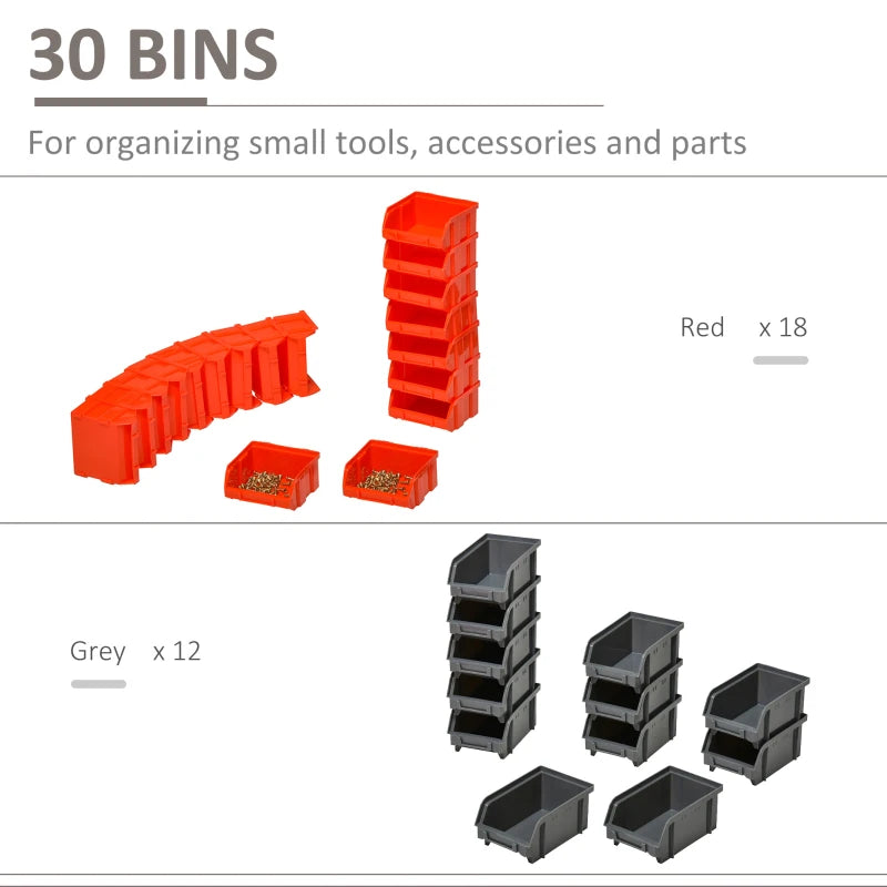 Efficient Wall Storage for Tools and Screws