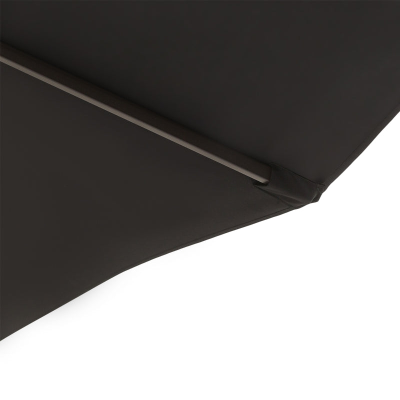 Black 4.6m Canopy Parasol