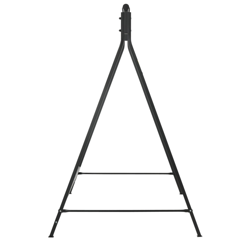 Black Steel Frame Swing Seat Stand