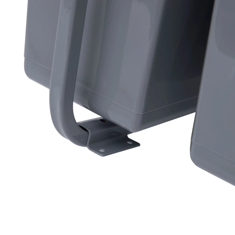 40L Pull Out Kitchen Recycling Bin with Soft Close - Grey Trash Can (1x20L + 2x10L) for Cabinets