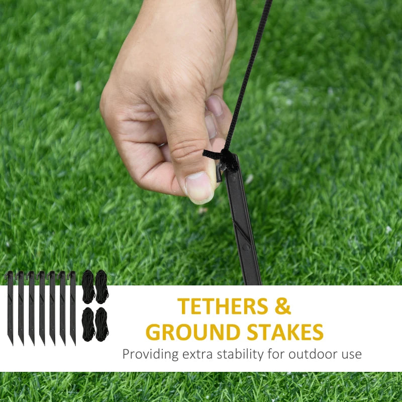 6ft Inflatable Christmas Tree with LED Lights & Santa Dog - Perfect Indoor Outdoor Holiday Decoration for Garden & Lawn Parties